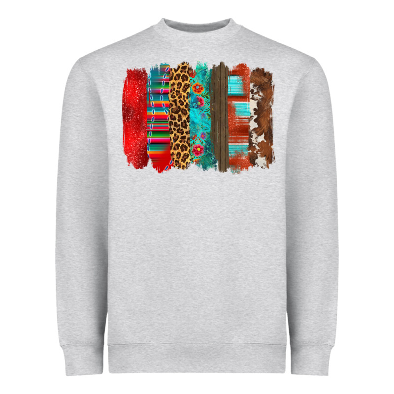 Mexican Brushstroke Heavyweight Sweatshirt by Zillion Design Studio | Teevron