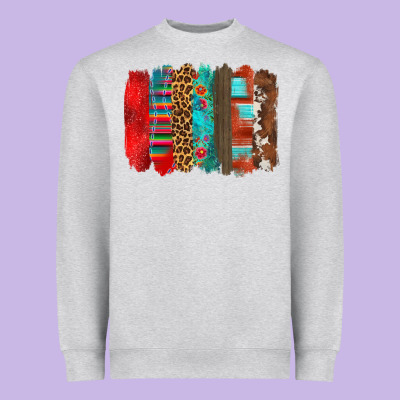 Mexican Brushstroke Heavyweight Sweatshirt Designed By Zillion Design Studio
