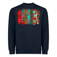 Navy mexican brushstroke Heavyweight Sweatshirt - Zillion Design Studio
