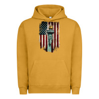 Pigment Peanut Butter statue of liberty torch Urban Hoodie - BarkalooDesign
