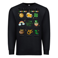 Black god says you are st patrick's day Premium Sweatshirt - MaliasSmallBusiness