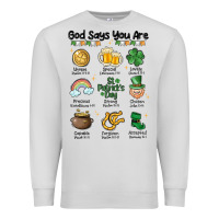 God Says You Are St Patrick's Day Premium Sweatshirt | Teevron