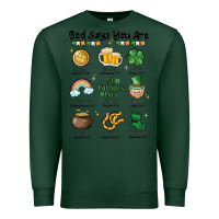 Sports Green god says you are st patrick's day Premium Sweatshirt - MaliasSmallBusiness