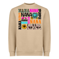 Mushroom nana gemstone sunflower Heavyweight Sweatshirt - texasbilliewilder