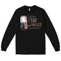 Black getting star spangled hammered Long Sleeve Tee - CowhideDigitalArt