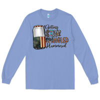 Colony Blue getting star spangled hammered Long Sleeve Tee - CowhideDigitalArt