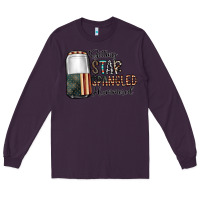 Plum getting star spangled hammered Long Sleeve Tee - CowhideDigitalArt