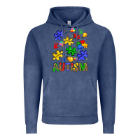 Vintage Denim autism Vintage Hoodie - JahusDesignShop
