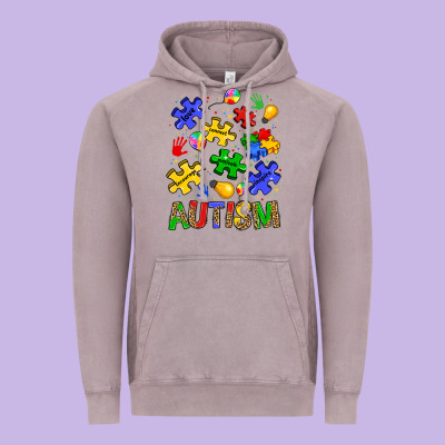 Autism Vintage Hoodie Designed By Jahusdesignshop