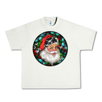 Pistachio Christmas Santa Claus Urban Heavy Tee - RanaPortraitStore