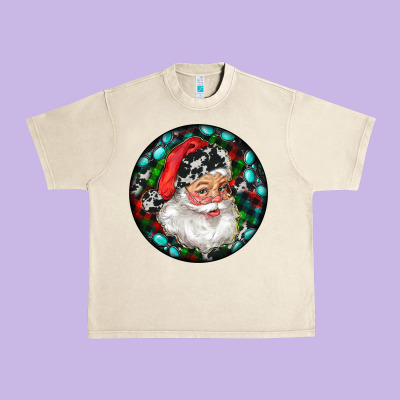 Christmas Santa Claus Urban Heavy Tee Designed By Ranaportraitstore