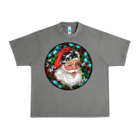 Tornado Christmas Santa Claus Urban Heavy Tee - RanaPortraitStore