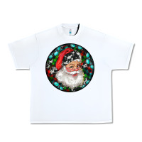 White Christmas Santa Claus Urban Heavy Tee - RanaPortraitStore