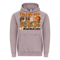 Vintage Zinc im just here for the snacks basketball sister Vintage Hoodie - Zillion Design Studio