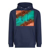 Navy leather turquoise glitter tumbler Heavyweight Hoodie - Jasminsmagicworld