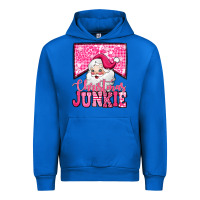 Cobalt pink Christmas junkie Santa Claus Urban Hoodie - Jasminsmagicworld