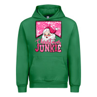 Emerald pink Christmas junkie Santa Claus Urban Hoodie - Jasminsmagicworld