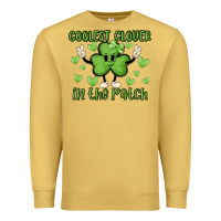 Antique Gold coolest clover to pinch Premium Sweatshirt - MaliasSmallBusiness