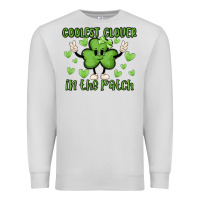 Dove Grey coolest clover to pinch Premium Sweatshirt - MaliasSmallBusiness