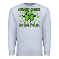 Heather Grey coolest clover to pinch Premium Sweatshirt - MaliasSmallBusiness