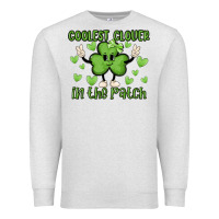 Oatmeal Heather coolest clover to pinch Premium Sweatshirt - MaliasSmallBusiness