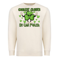 Sandshell coolest clover to pinch Premium Sweatshirt - MaliasSmallBusiness