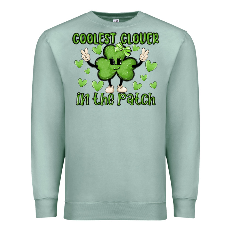 Coolest Clover To Pinch Premium Sweatshirt by MaliasSmallBusiness | Teevron