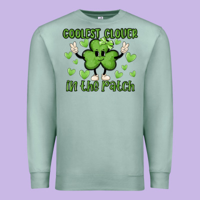 Coolest Clover To Pinch Premium Sweatshirt Designed By Maliassmallbusiness
