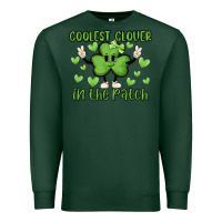 Sports Green coolest clover to pinch Premium Sweatshirt - MaliasSmallBusiness