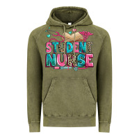 Vintage Olive student nurse Vintage Hoodie - Zillion Design Studio