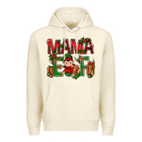 Sandshell Mama Elf with Gift Christmas Premium Hoodie - NancyCooperArtShop