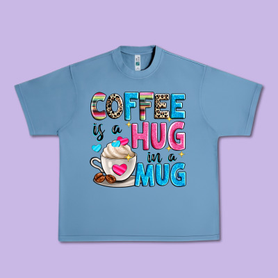 Coffee Is A Hug In A Urban Heavy Tee Designed By Zillion Design Studio
