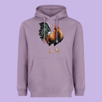 American Game Rooster Heavyweight Hoodie Designed By Lillyallendesigns