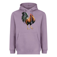 Lavender American Game Rooster Heavyweight Hoodie - LillyAllenDesigns
