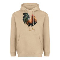 Mushroom American Game Rooster Heavyweight Hoodie - LillyAllenDesigns