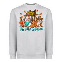 Heather Grey Tis The Season Heavyweight Sweatshirt - RanaPortraitStore