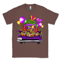 Chestnut mardi gras farm truck Classic Tee - FaDigitalArtStudio