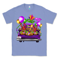 Colony Blue mardi gras farm truck Classic Tee - FaDigitalArtStudio