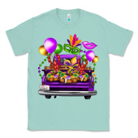 Seafoam mardi gras farm truck Classic Tee - FaDigitalArtStudio
