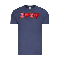 Vintage Denim valentine's day xoxo heart balloon Vintage Tee - RanaPortraitStore