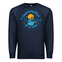 Navy making memories at a time Premium Sweatshirt - MaliasSmallBusiness