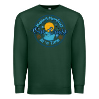 Sports Green making memories at a time Premium Sweatshirt - MaliasSmallBusiness