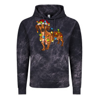 Cloud Black Dachshund Christmas Lights Vintage Hoodie - RanaPortraitStore