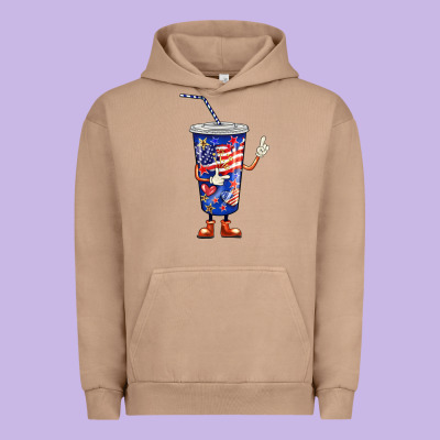 4th Of July Coca Urban Hoodie Designed By Barkaloodesign