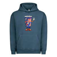 Pigment Midnight Navy 4th of july coca Urban Hoodie - BarkalooDesign