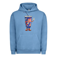 Pigment Pebble Blue 4th of july coca Urban Hoodie - BarkalooDesign