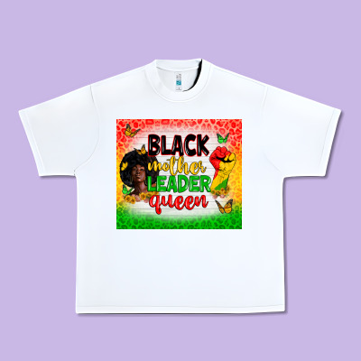 Black Mother Leader Urban Heavy Tee Designed By Zillion Design Studio