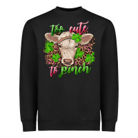Black Too cute to pinch charolais calf Heavyweight Sweatshirt - RanaPortraitStore
