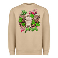 Mushroom Too cute to pinch charolais calf Heavyweight Sweatshirt - RanaPortraitStore