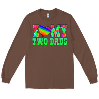 Chestnut i love my two dads Long Sleeve Tee - HRA Design Shop